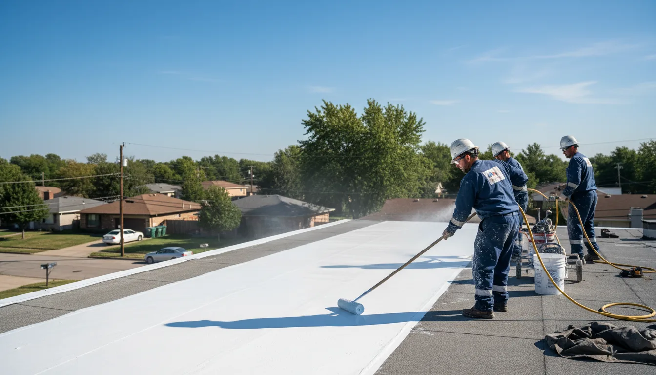 Commercial roof coating in North Fairfield, OH near me